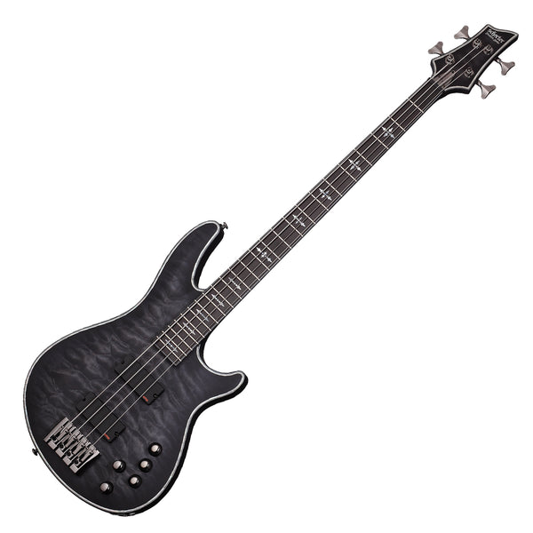 Schecter Hellraiser Extreme-4 String Electric Bass See Thru Black Satin - 1909SHC
