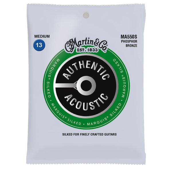 Martin Authentic Acoustic Strings Silked Medium 92/8 - MA550S