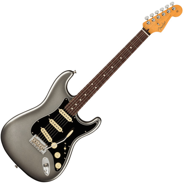 Fender American Professional II Stratocaster Electric Guitar Rosewood in Mercury w/Case - 0113900755