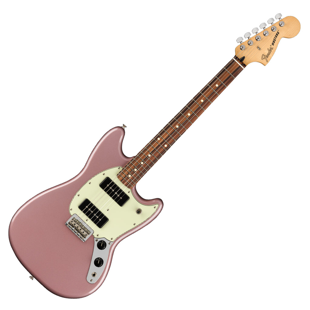 Fender Player Mustang 90 Electric Guitar Pau Ferro Fingerboard in Burgundy Mist Metallic - 0144143566