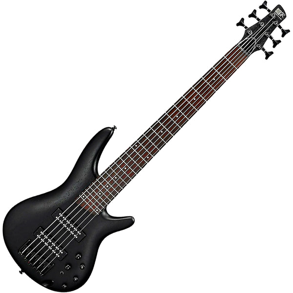 Ibanez SR 6 String Electric Bass in Weathered Black - SR306EBWK