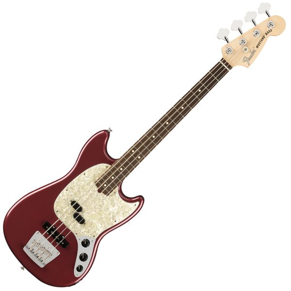 Fender American Performer Mustang Electric Bass Rosewood in Aubergine - 0198620345