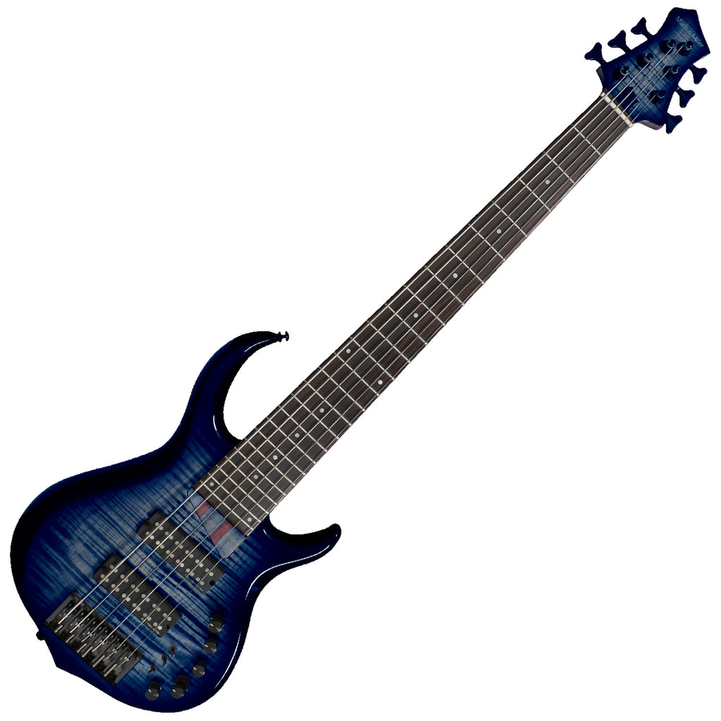Sire 6 String Electric Bass in Transparent Blue - M76TBL