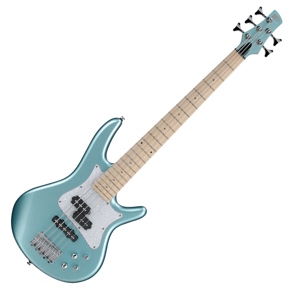 Ibanez SR Mezzo 5 String Bass Guitar in 32 medium Scale in Sea Foam Pearl Green - SRMD205SPN