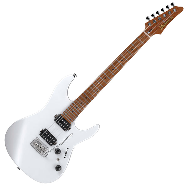 Ibanez AZ Prestige Electric Guitar in Pearl White Flat w/Case - AZ2402PWF