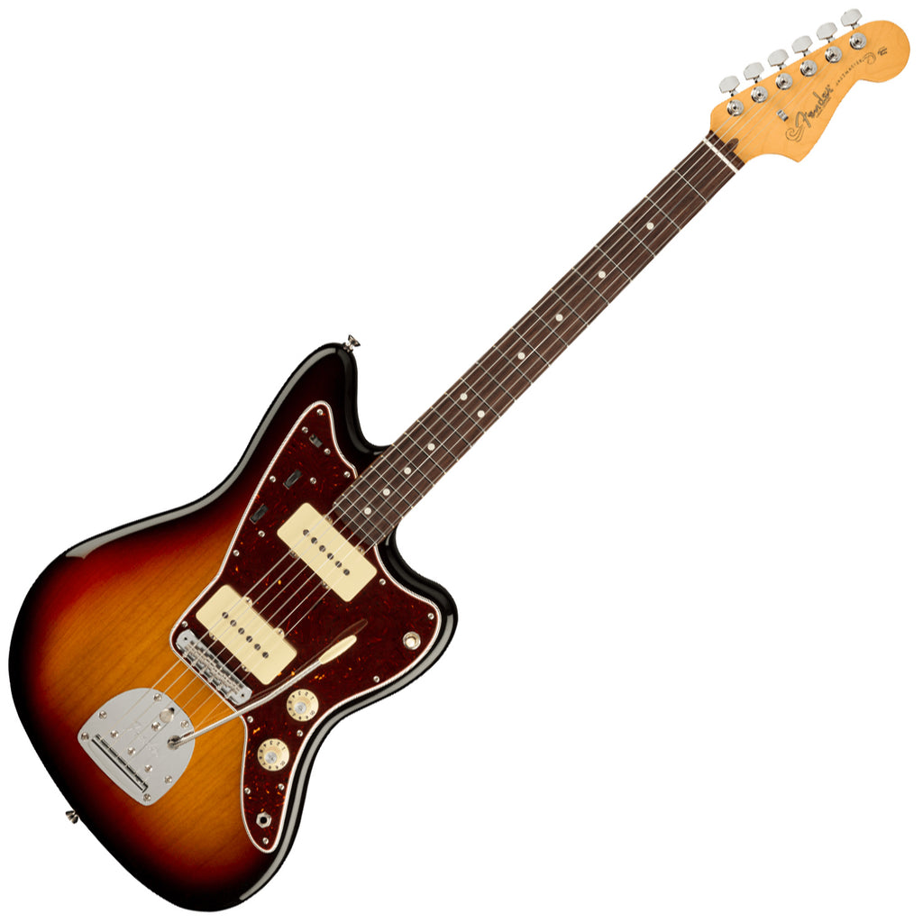 Fender American Professional II Jazzmaster Rosewood in 3-Tone Sunburst Electric Guitar w/Case - 0113970700