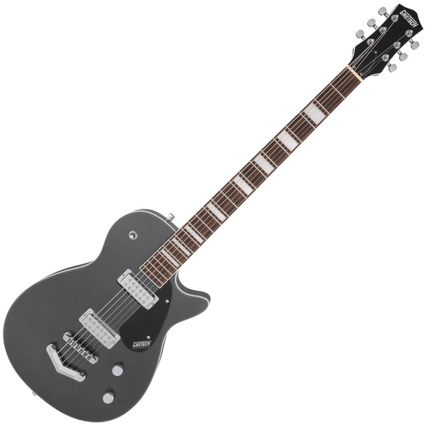 Gretsch G5260 Electromatic Jet Baritone Electric Guitar w/V-Stoptail Laurel Fingerboard in London Grey - 2516002569