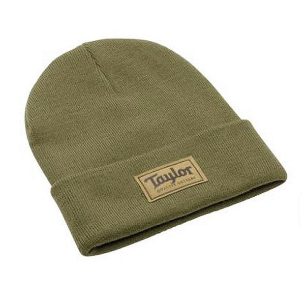 Taylor Beanie w/Taylor Logo Patch in Olive - 3701