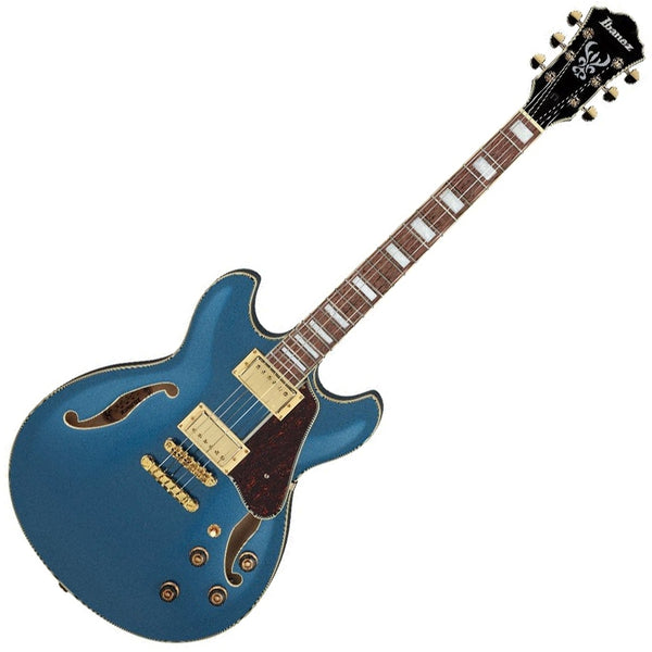 Ibanez Artcore Standard Hollow Body Electric Guitar in Prussian Blue Metallic - AS73GPBM