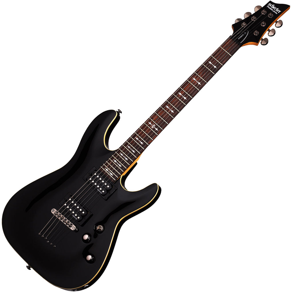 Schecter Omen Electric Guitar in Gloss Black - 2060SHC