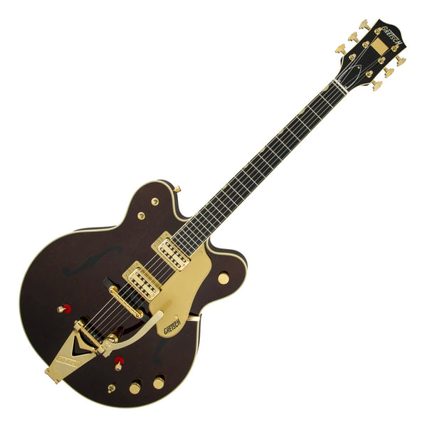 Gretsch Vintage Select Electric Guitar '62 Country Gentleman Hollow Body Bigsby in Walnut Stain w/Case - G6122T-62