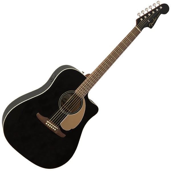 Fender Redondo Player Acoustic Electric in Jetty Black - 0970713506