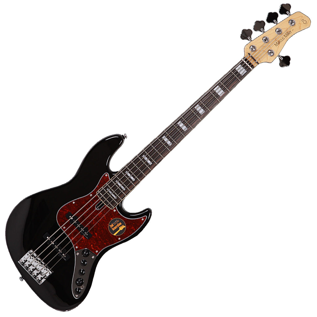 Sire Sire Marcus Miller V7 2nd Generation 5 String Electric Bass Alder Body in Black - V7ALDER5BK
