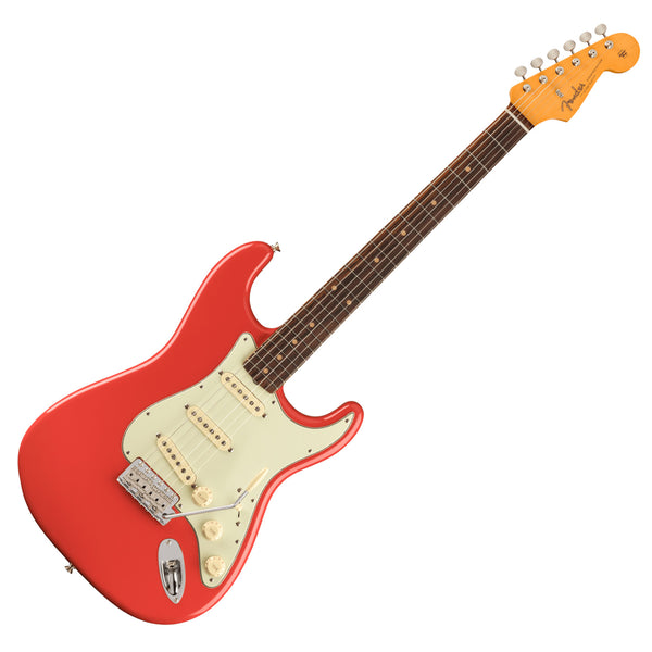 Fender American Vintage II 61 Stratocaster Electric Guitar Rosewood in Fiesta Red w/Vintage-Style Case - 0110250840