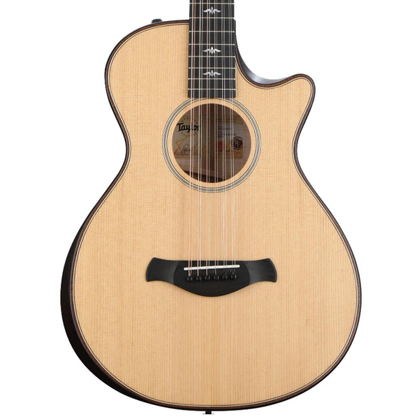 Taylor 652CEBE GC 12 String V-Class Builder's Edition Cutaway Acoustic Electric Maple Torrefied Spruce w/Case