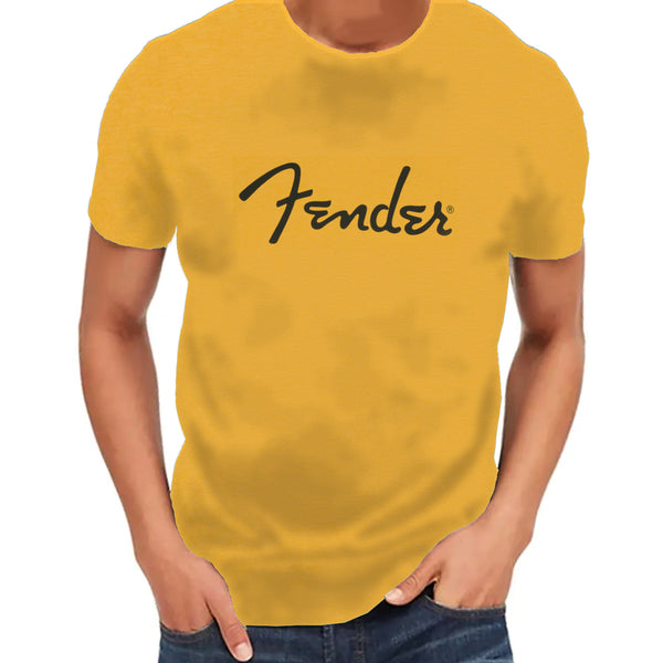 Fender Spaghetti Logo T-Shirt Butterscotch 2X - 9192122806