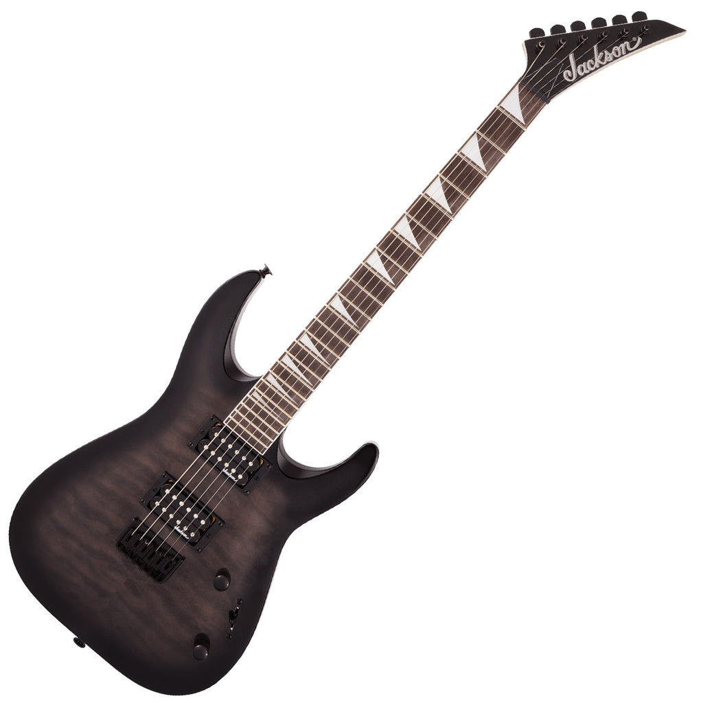 Jackson JS32Q DKA Hard Tail Electric Guitar in Trans Black Burst - 2918809585