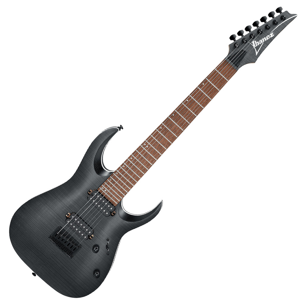 Ibanez RGA Standard 7 String Electric Guitar in Transparent Gray Flat - RGA742FMTGF