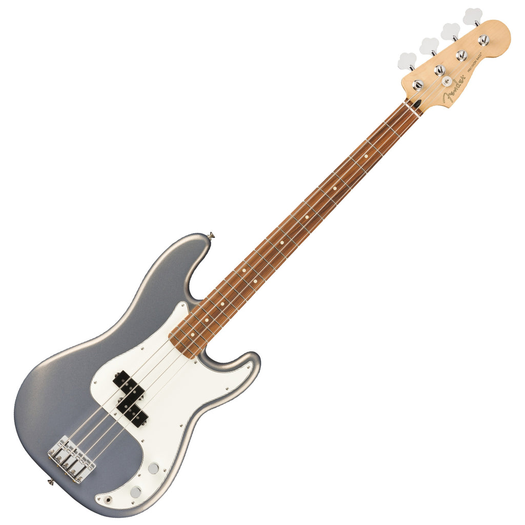 Fender Player Precision Bass Guitar in Silver - 0149803581
