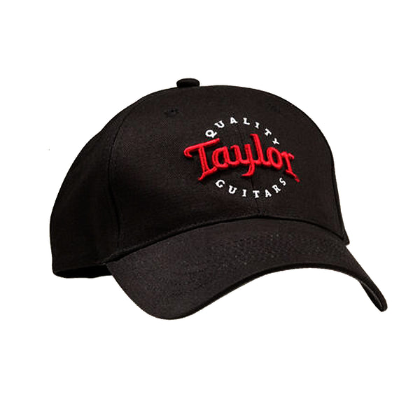 Taylor Cap Black w/Red/White Logo - Clothing - 00378