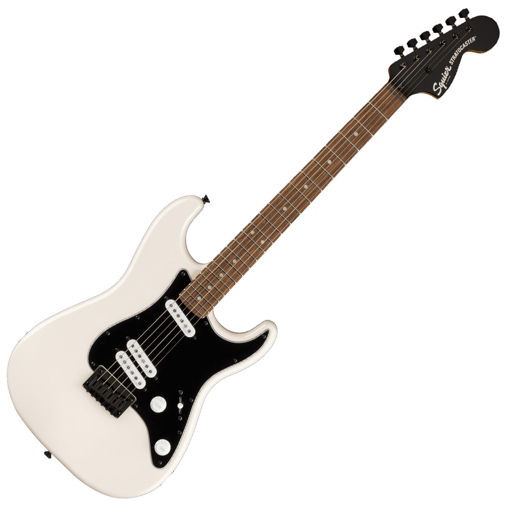 Squier Contemporary Stratocaster Special Hard Tail Electric Guitar Laurel Black Pickguard in Pearl White - 0370235523