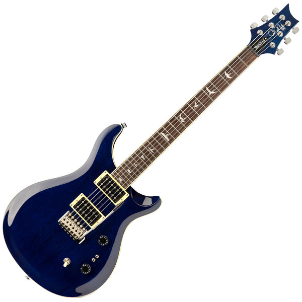 PRS SE Standard 24-08 Electric Guitar in Translucent Blue w/Bag -ST844TB