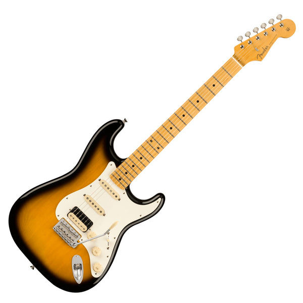 Fender Japanese Vintage Modified 50s Stratocaster Electric Guitar HSS Maple in Two Tone Sunburst - 0251802303