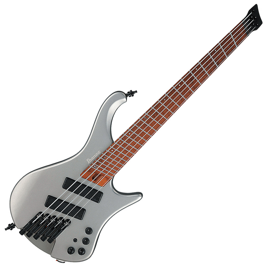 Ibanez EHB Ergonomic Headless Electric Bass 5 String Multi scale in Metallic Gray Matte w/Bag - EHB1005SMSMGM