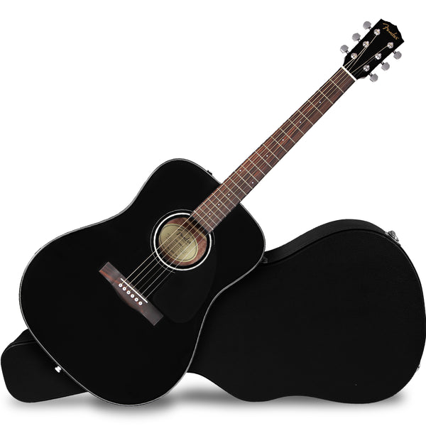 Fender CD60 Dreadnought V3 Acoustic Guitar in Black - 0970110206