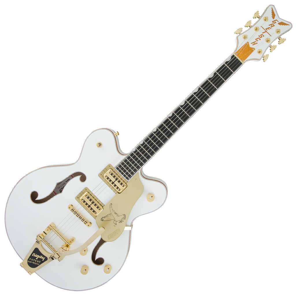 Gretsch Players Edition Double-Cut White Falcon Hollow Body Bigsby Electric Guitar w/Case - G6636T