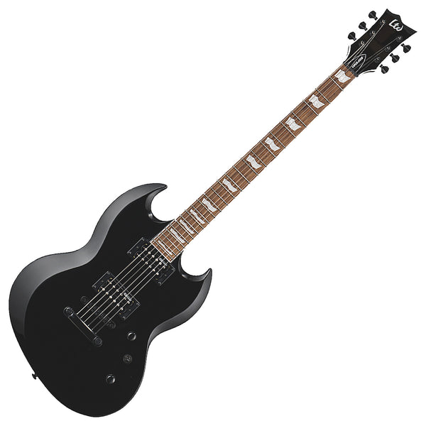 ESP LTD Viper Baritone Electric Guitar in Black - LVIPER201BBLK