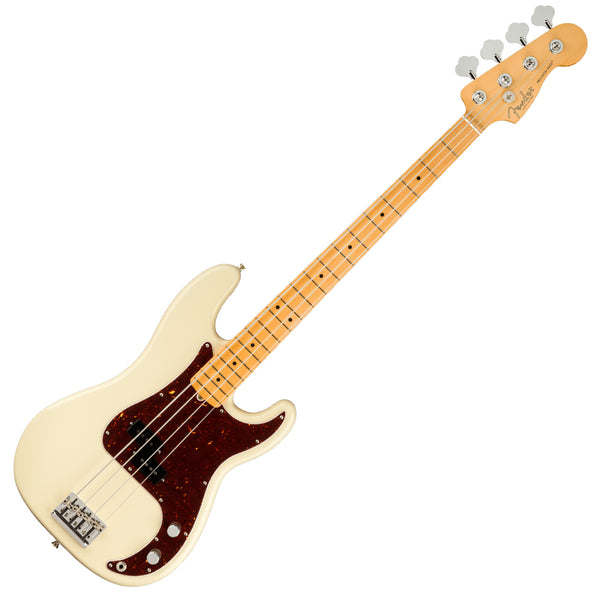 Fender American Professional II P Bass Maple Olympic White Electric Bass w/Case - 0193932705