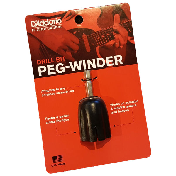 D'Addario Drill Bit Peg Winder - PWDBPW01
