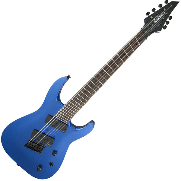 Jackson SLAT7 7 String Multi Scale Electric Guitar in Metallic Blue - 2916868527