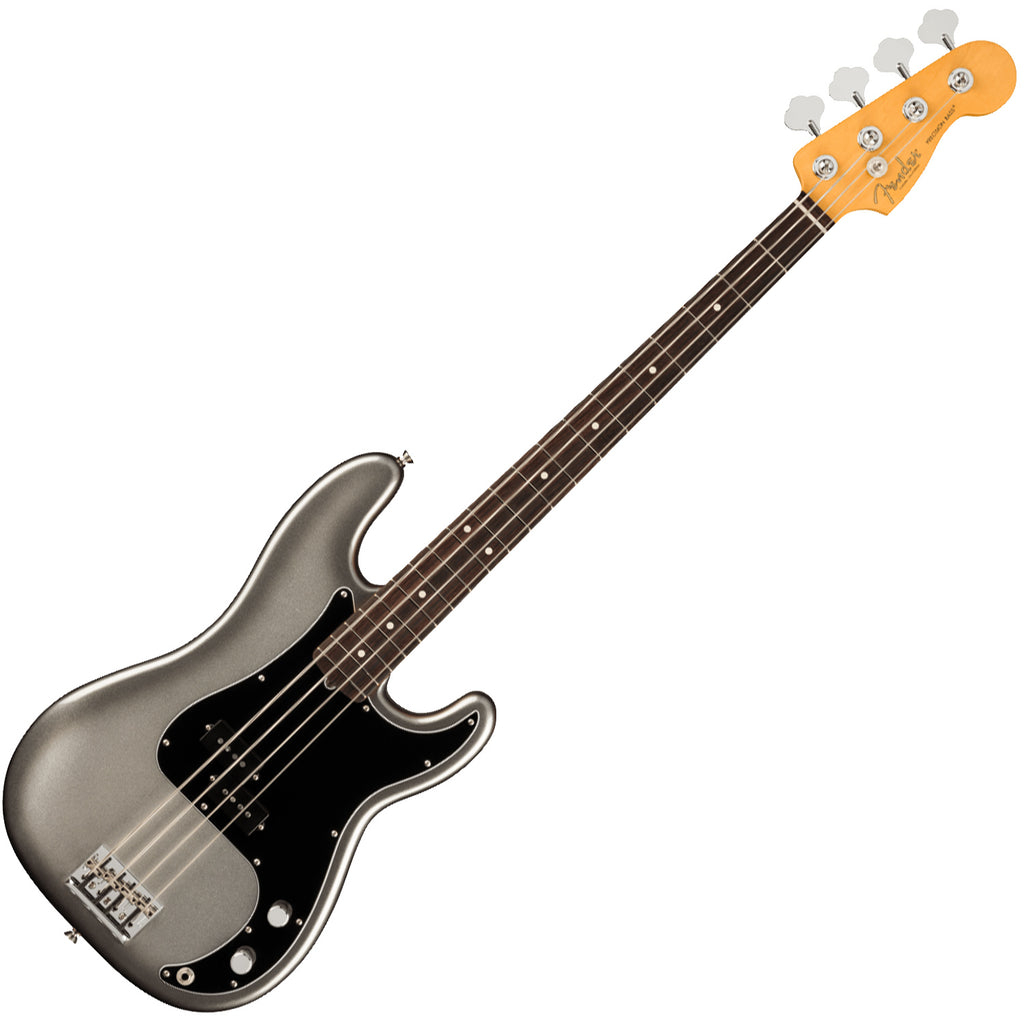 Fender American Professional II P Bass Electric Bass Rosewood Mercury w/Case - 0193930755