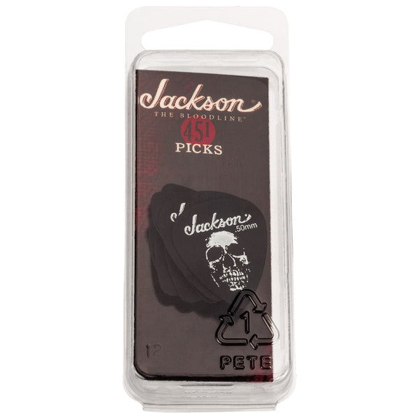 Jackson 451 Picks Black Medium .73 mm (12 pack) - 2987451800