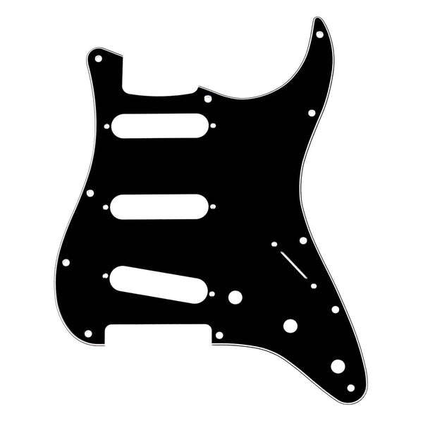 Fender Black 3 Ply B/W/B Stratocaster S/S/S Pickguard - 0991359000