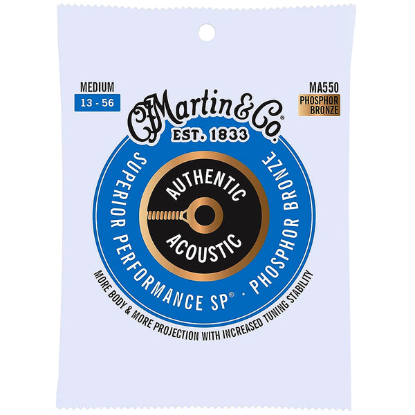 Martin Authentic Acoustic Strings in Medium 13-56 92/8 - MA550