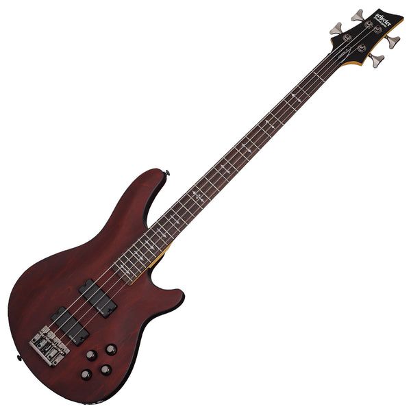 Schecter Omen-4 Electric Bass 2012 Walnut Satin - 2091SHC