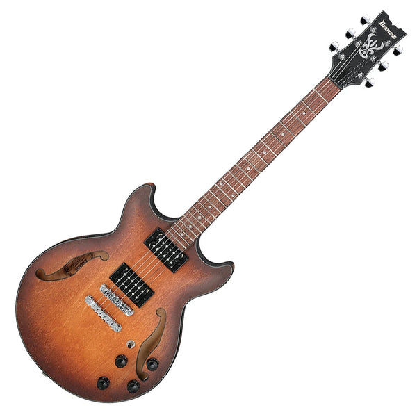 Ibanez AM Artcore Hollow Body Electric Guitar in Tobacco Flat - AM73BTF