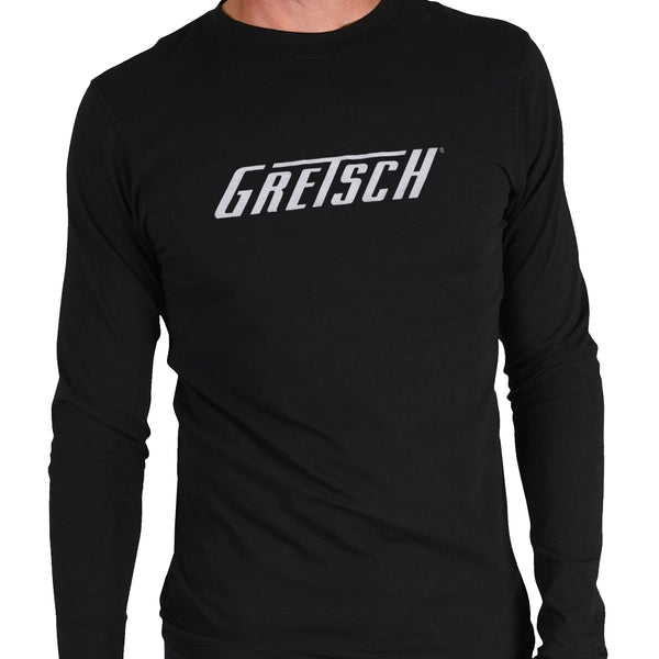 Gretsch Logo Long Sleeve Logo T-Shirt Black M - 9226747506