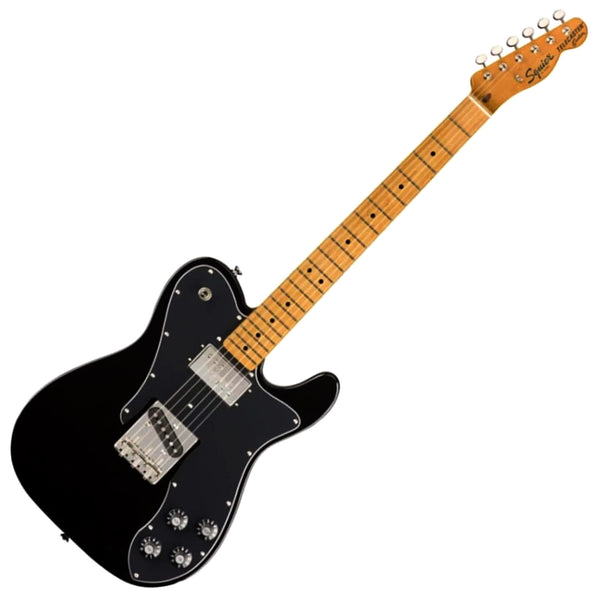 Squier Classic Vibe '70s Telecaster Custom Electric Guitar Maple in Black - 0374050506