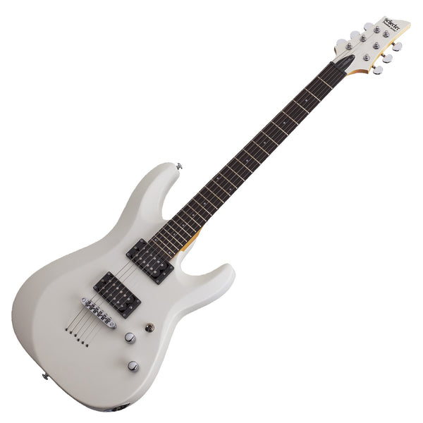 Schecter C-6 Electric Guitar Deluxe Satin White - 432SHC