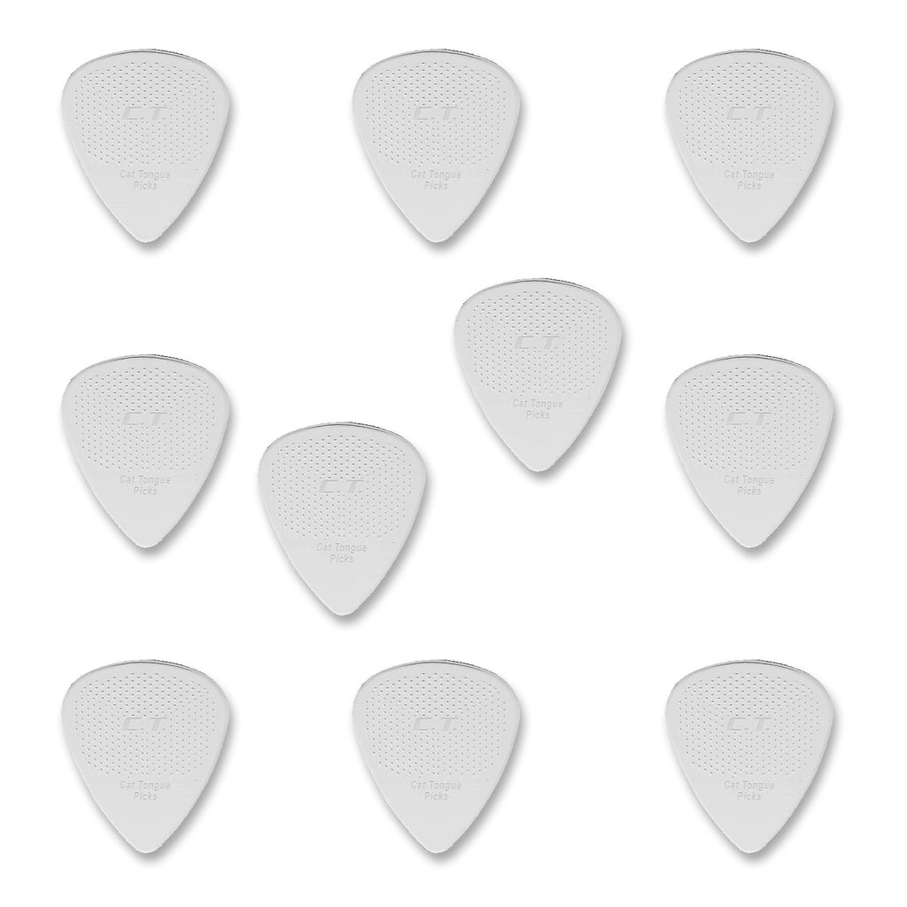 Brain Picks Cat's Tongue Pick .38 White Pack of 10 - JCT3810