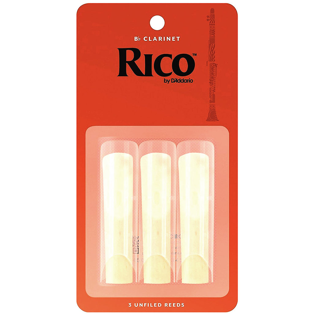 Rico RCA0330 3 Pack of Clarinet #3 Reeds