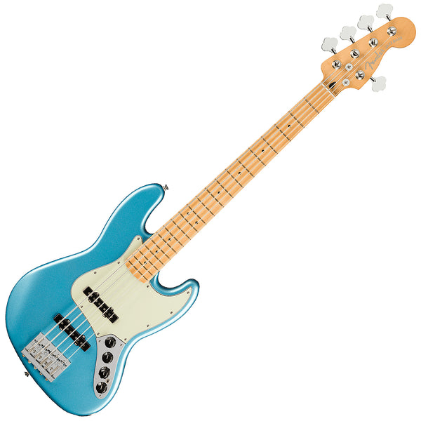 Fender Player Plus Active Jazz Electric Bass V Maple in Opal Spark - 0147382395