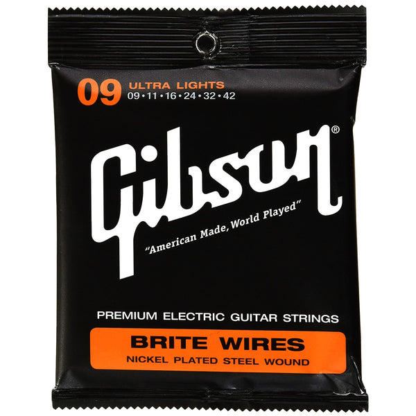 Gibson Brite Wires Nickel 9-42 Electric Strings - GBWR9