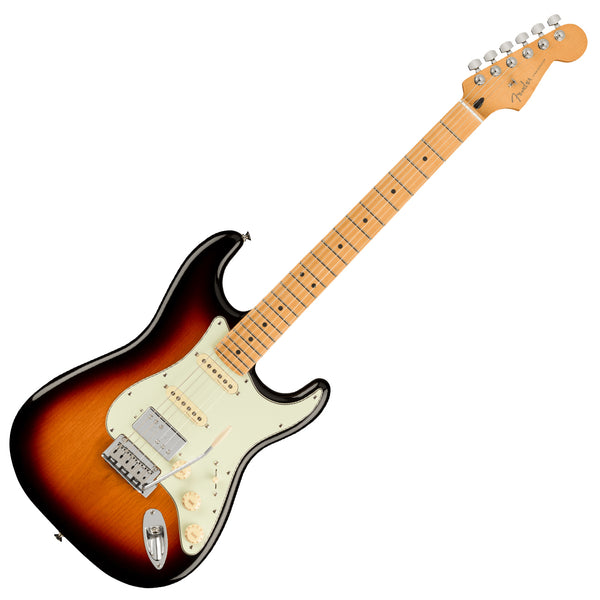Fender Player Plus Stratocaster Electric Guitar HSS Maple in 3 Tone Sunburst - 0147322300
