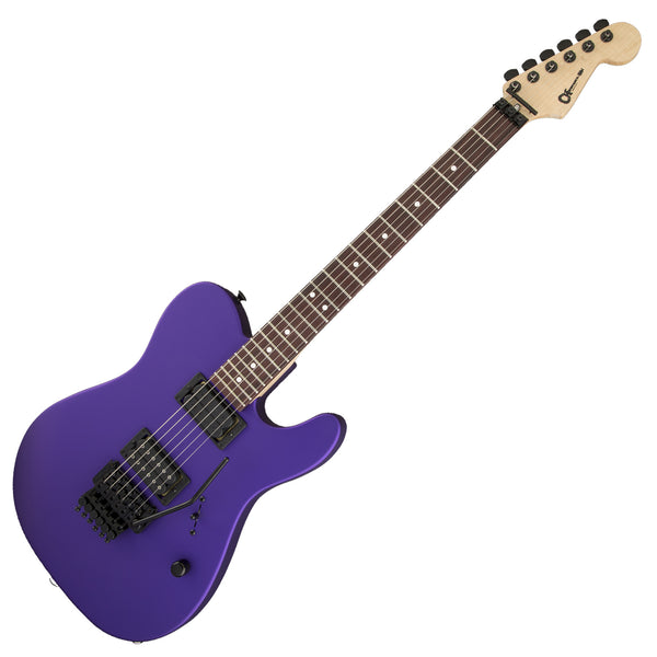 Charvel USA Select San Dimas Style 2 HH Floyd Rosewood Electric Guitar in Satin Plum - 2835301752