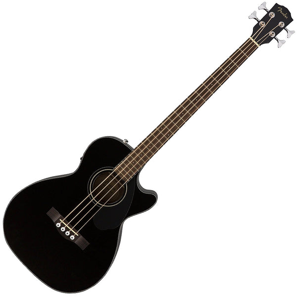 Fender CB-60SCE Concert Electric Acoustic Bass Guitar w/in Black - 0970183006